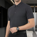 [Leve 4, Pague Só 2] Camisa Polo Masculina Drax de Manga Curta em Poliéster e Elastano com Forro Térmico + Relógio e Cinto GRÁTIS