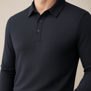 [Leve 4, Pague Só 2] Camisa Polo Masculina Polaris de Manga Longa Forrada em Poliéster e Fleece com Elastano + Relógio e Cinto GRÁTIS