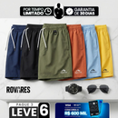 [Leve 6, Pague Só 3!] Bermuda Masculina Bravox em Nylon Leve e Poliéster de Secagem Rápida com Anel D-Ring + BRINDES