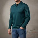 [Leve 4, Pague Só 2] Camisa Polo Masculina Ravelli Manga Longa em Poliéster com Forro Térmico Flanelado + BRINDES: 4 Cuecas, Relógio e Cinto