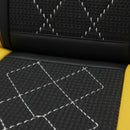 Capa Completa Dominus Automotiva Térmica em Couro Legítimo, Seda Gelada e Malha Extra Forte com Espuma de Memória + Tapete e Capa de Volante GRÁTIS