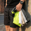 [Leve 6, Pague Só 3!] Bermudas Aero Pro Masculino em Nylon Tecnológico e Mesh Respirável de Ajuste Confortável com Ventilação Otimizada + BRINDES