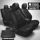 [Kit Completo Titan] Capa Universal Automotiva em Poliéster 600D e Nylon com Fixação Antiderrapante + Tapete e Capa para Volante GRÁTIS